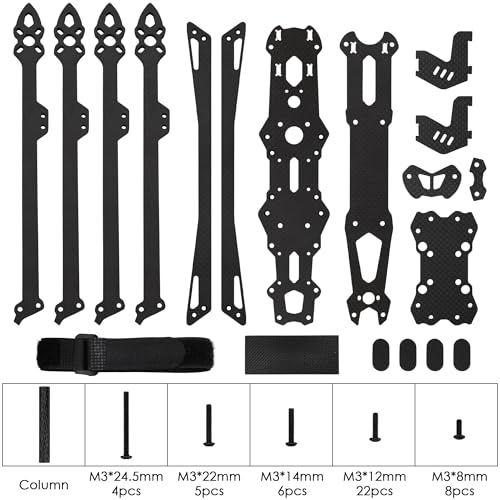Marco de carbono MARK4 V2 10 pulgadas 425mm para dron FPV 3
