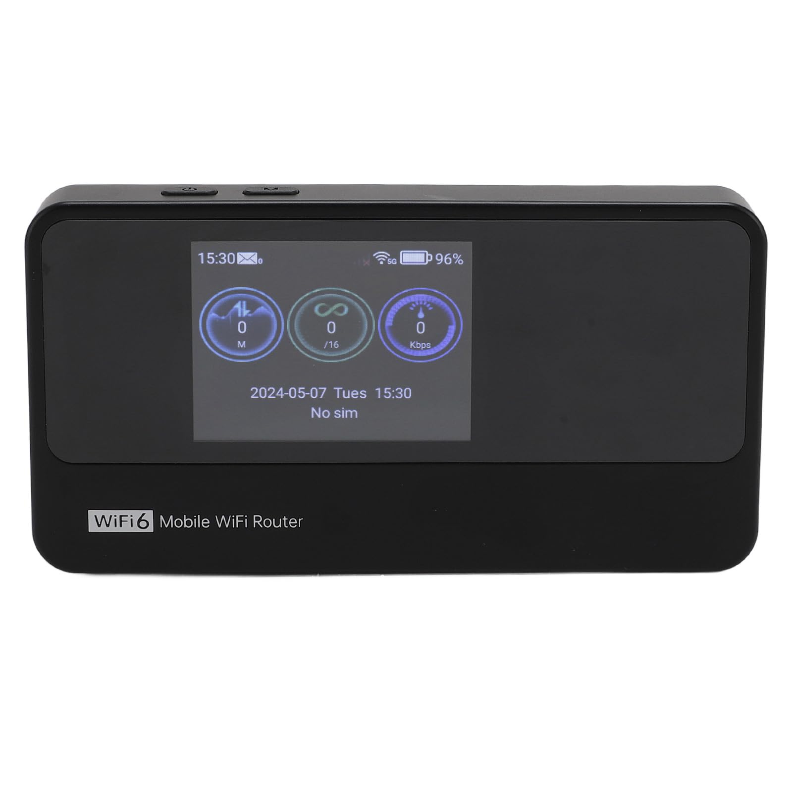 Zunate Routeur 5G et Banque d'alimentation, Hotspot Mobile WiFi6 5G 4G LTE, 16 Appareils Connectés, 2 Go de RAM + 32 Go de Données ROM
