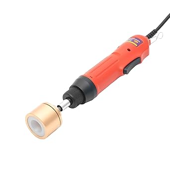 Handheld Electric Bottle Capping Machine, 20-50 Caps/Min Automatic Screw Capper for 10-30mm Round Plastic Caps, 110V with Balancer for Home Brewery, Small Business, DIY Labelling