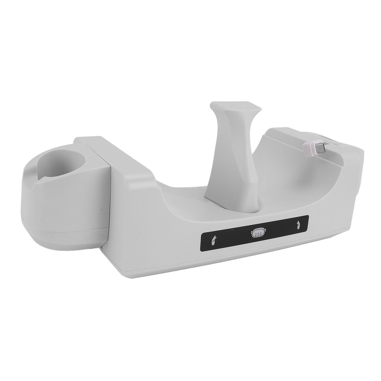 Estación de Carga VR Indicador LED de Montaje de Montaje de Pared VR para Auriculares VR y Controlador táctil con 2 baterías y Cable USB C