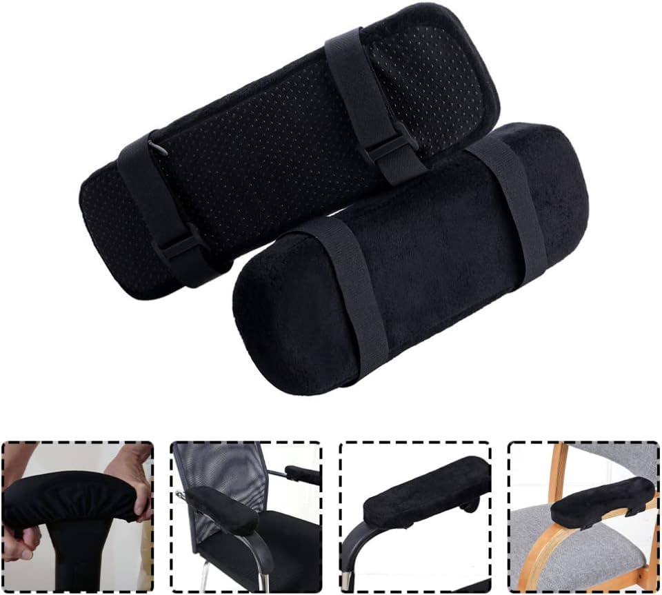 Cabilock 2Pcs Office Chair Armrest Cushion Pad Gaming Chair Armrest Covers Armrest Pillows for Chair Armrest Cushions Elbow Pillow Armrest Pads for Office Gaming Chair : Office Products