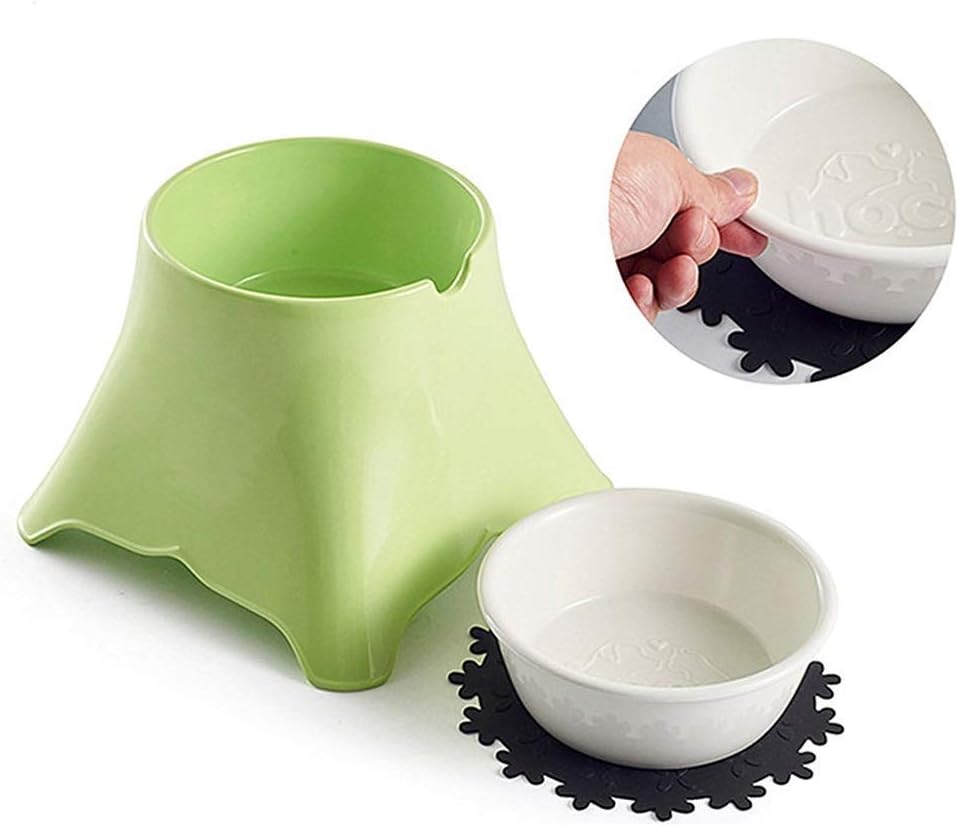 犬用 木製食器台 ステンレスボウル2個付き