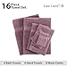 LANE LINEN 100% Mercerized Cotton Luxury Bathroom Towel Set - 16 Pcs - Super Soft, Fluffy & Highly Absorbent - 4 Bath Towels, 8 Washcloths, 4 Hand Towels - Pre Shrunk, Pet Friendly - Wishful Mauve