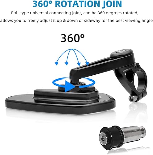 Vista 18 de Espejo retrovisor CNC amarillo de 7/8 pulgadas, compatible con Honda GROM MXS125 CB500F Yamaha MT-03 MT-07 FZ-07 MT-09 MT-10 Z125 Pro Z650 Z750