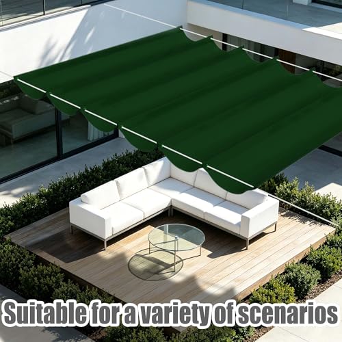 Toile d'ombrage imperméable et rétractable contre le soleil de terrasse