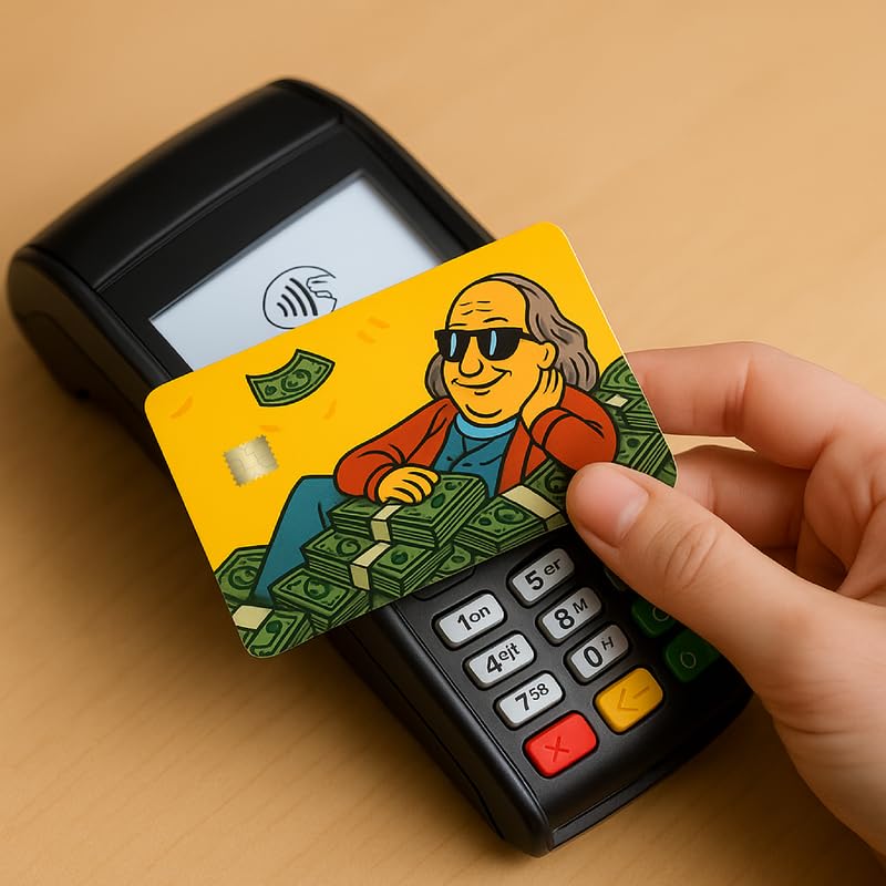 Custom Premium Waterproof Credit Card Skin with Debit Card Skin - Bank Ready Wrap - Removable Personalized Image Durable Credit Cards Sticker4