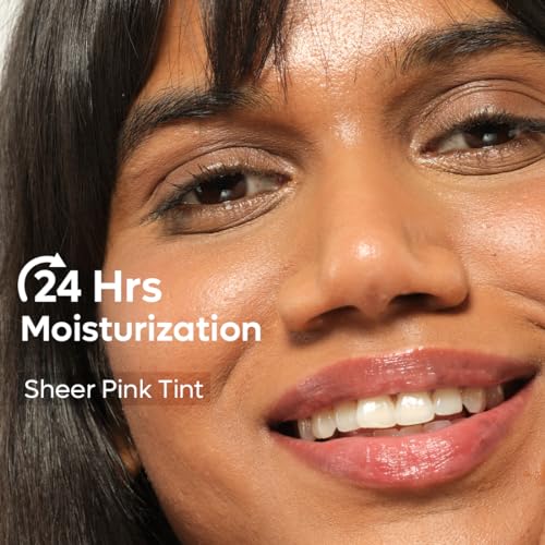 mCaffeine Tinted Lip Balm for Dry & Chapped Lips | 24 Hour Moisturization With Sheer Pink Tint | Choco Lip balm with Cocoa Butter & Berry Extract... - Image 2