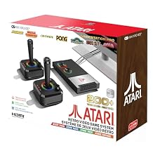 My Arcade Atari Game Station Pro Retro Video Game Console with 200+ Games, Wireless Joysticks, RGB LED Lights