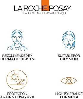 La Roche-Posay Anthelios UVMune 400 Oil Control Invisible Fluid Sunscreen SPF 50+ for Oily Skin 50ml