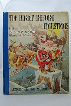 Rare - Clement Clark Moore NIGHT BEFORE CHRISTMAS 1942 First Edition Thus