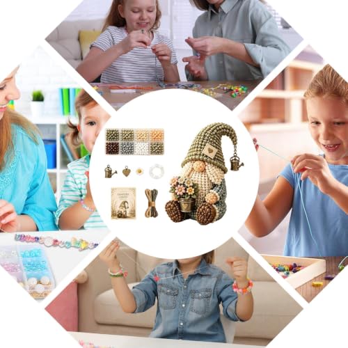 Kit DIY de cuentas 3D con materiales completos e instrucciones para decoración 4