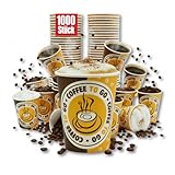 1000 x Einweg Kaffeebecher To Go–250ml Pappbecher–stabil & auslaufsicher – ideal für Kaffee, Tee, Kakao & Glühwein – perfekt für Events, Weihnachtsmärkte & Gastronomie