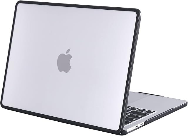 BlueSwan Case compatible for Macbook Air 13.6 inch M2 A2681, Released in 2022, Anti-rupture Soft TPU Frame + Ultra-thin PC Matte Anti-fingerprint Protective Cover - Frosted Clear