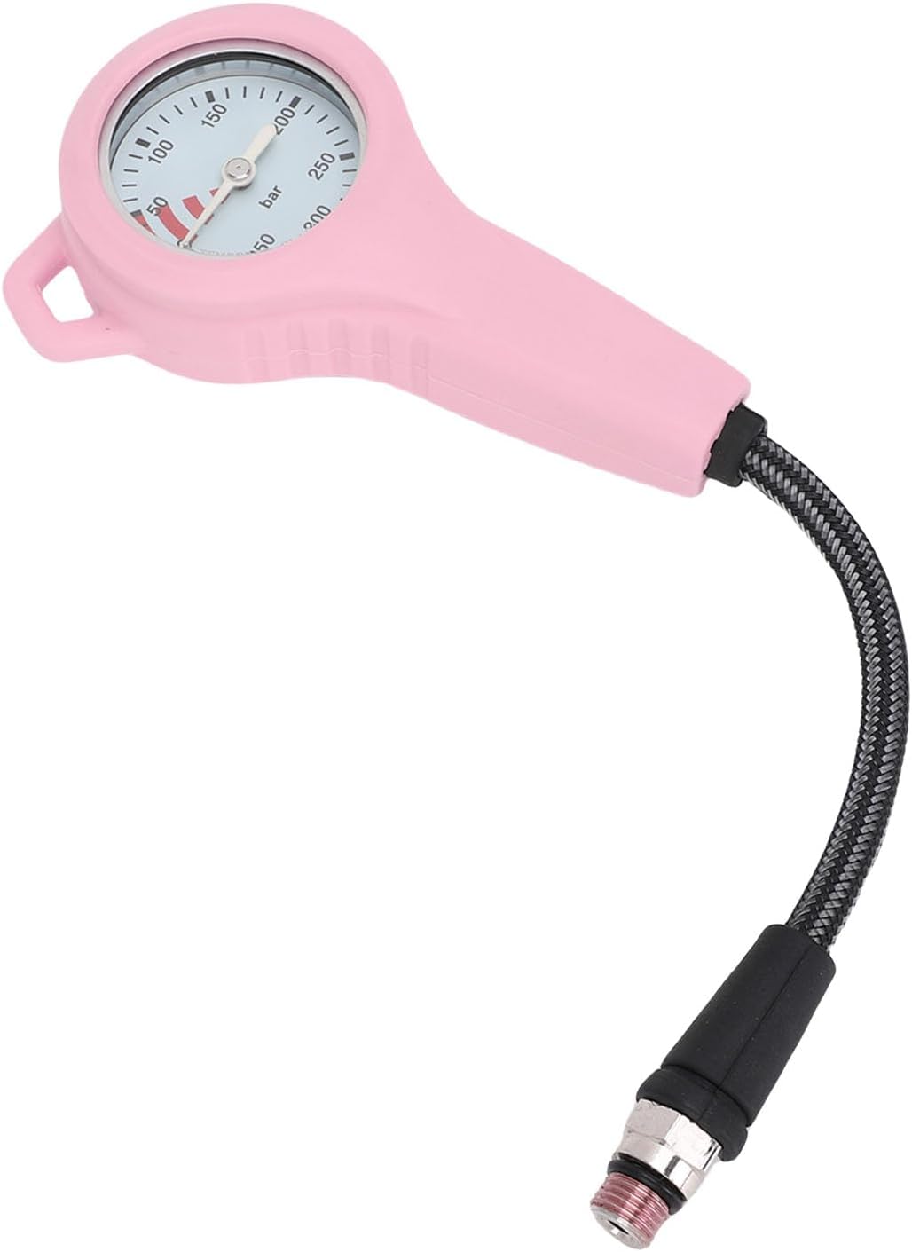 Alomejor Precise Submersible Pressure Diving Meter Diving with Light Dial, for Steel/Copper/Composite Material Underwater Equipment, 1 X for Divers (15CM)