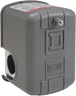 TELEMECANIQUE SENSORS Square D by Schneider Electric 9013FSG52J25 Air-Pump Pressure Switch, Nema 1, 60-80 Psi Pressure Setting, 25-80 Psi Cut-Out, 20-30 Psi Adjustable Differential