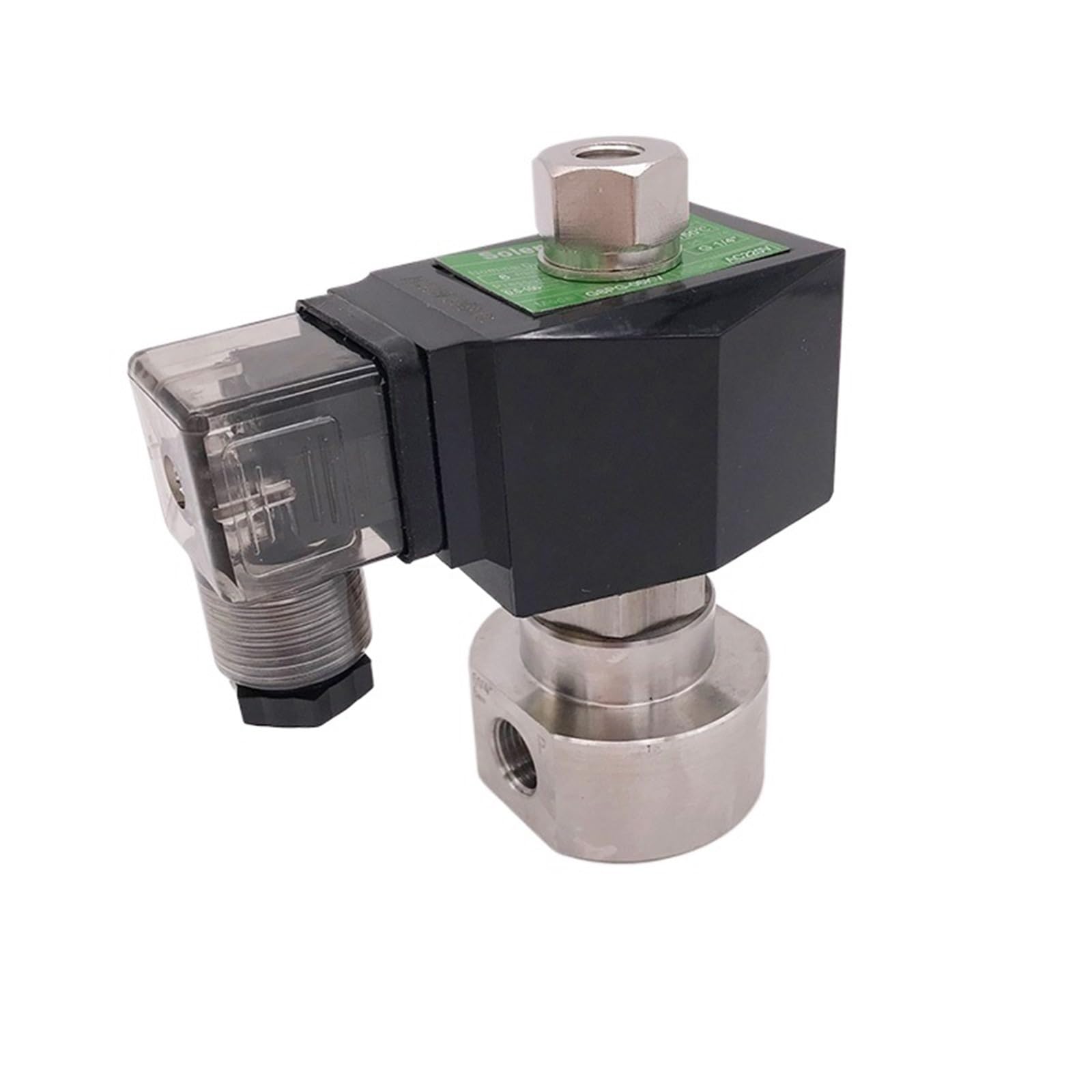 Coasddrld 1/2 3/8 Inch Solenoid Valve Orifice 0Mm Normal Open Stainless 304(",Ac0v)