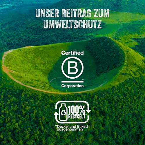 Volvic Touch Zero Mango-Passionsfrucht-Geschmack – Natürliches Mineralwasser Volvic mit Mango-Passionsfrucht-Geschmack – Ohne Zucker, künstliche Süßstoffe und ohne Konservierungsstoffe – 6 x 1,5 l