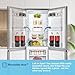 Fridgemaster MC55251DS 182cm 50/50 No Frost Fridge Freezer - Silver - D Rated