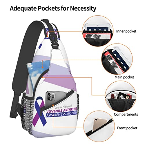 Mochila tipo bandolera para senderismo y viaje unisex miniatura 4