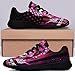 Breast Cancer Awareness in October We Wear Pink Shoes Women Fashion Lightweight Breathable Running Gym Walking Shoes Black Size 5