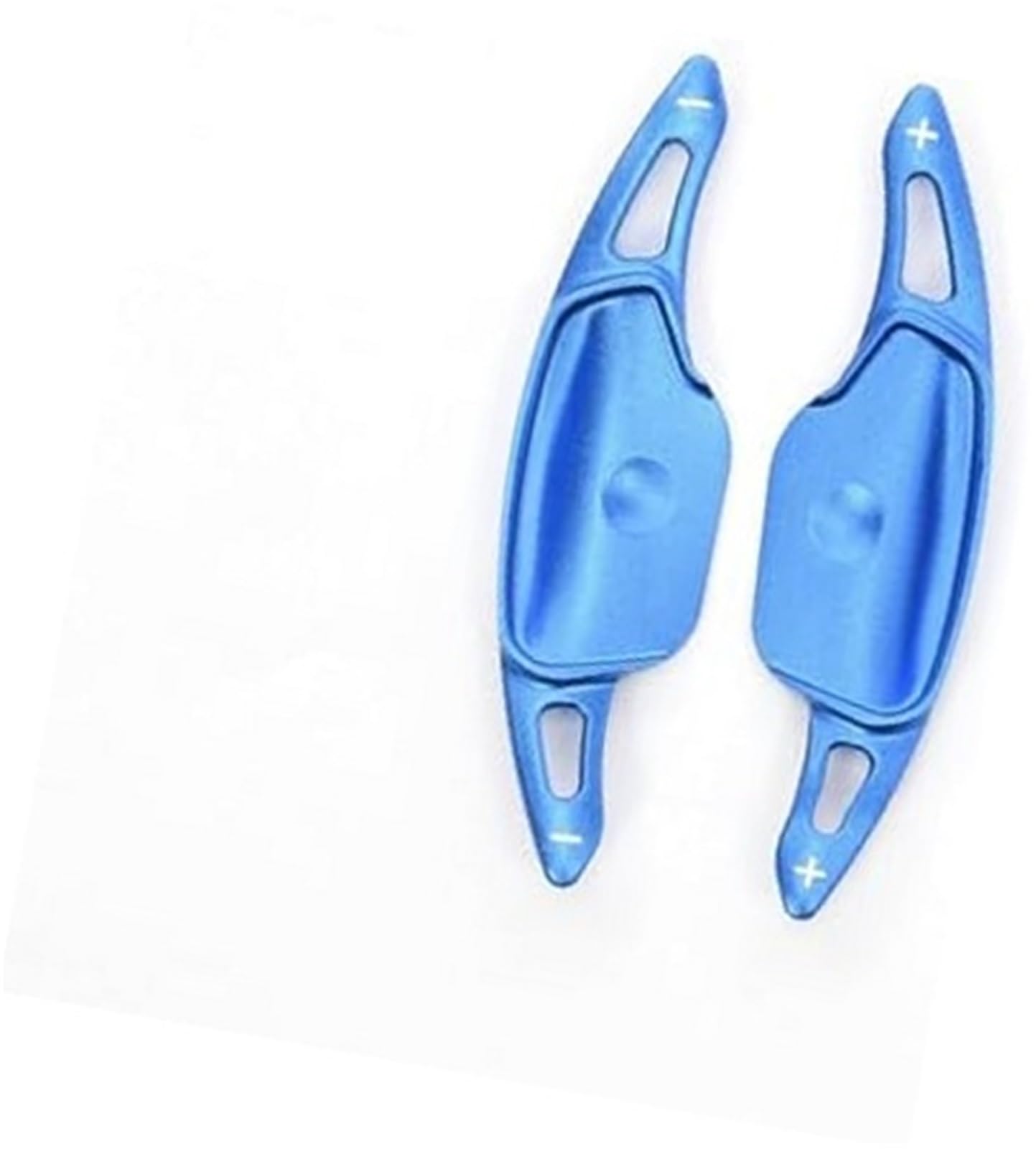 XEDLAMP car Gear Shift Paddle Paddle Shifter Cover Extensions, for Kia for Sorento Mq4 2020 Shift Gear Extender Aluminum Steering Wheel Extension Sticker(Blue)