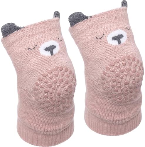 Buba, Joelheira Antiderrapante Urso Rosa