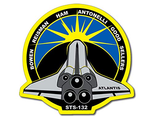 Space Shuttle Mission STA 132 Sticker (atantis NASA Logo Insignia Patch Design)
