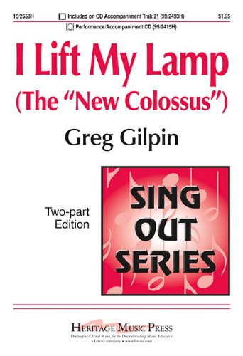 I Lift My Lamp partition chorale SATB pour chant et piano