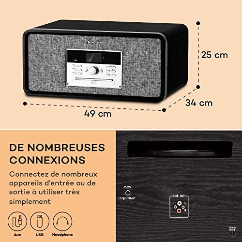 Auna Platine Vinyle Bluetooth, Tourne Disque Vinyle CD & USB avec Haut Parleur, Tourne-disques Audio Vinyle 33 Tours… - Les Beatles, Paul McCartney, John Lennon, RIngo Starr, George Harrison Auna Platine Vinyle Bluetooth, Tourne Disque Vinyle CD & USB avec Haut Parleur, Tourne-disques Audio Vinyle 33 Tours… – Image 7