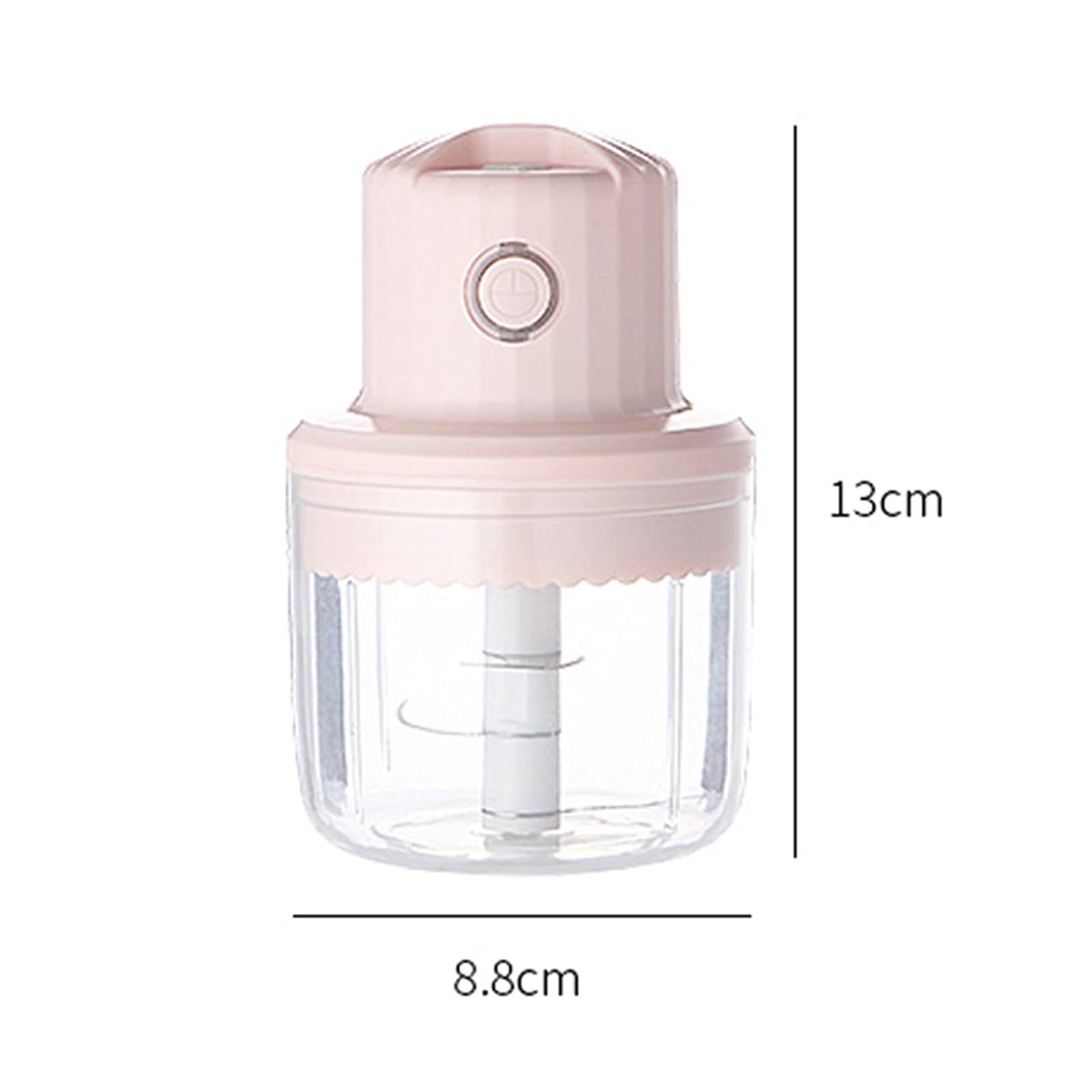 Ręczna maszynka do mięsa Elektryczny młynek do mięsa, 25 0ML. Elektryczny kruszarka do żywności, Wireless Kitchen Food Chopper Do mięsa mielonego (Color : 250ML Green)