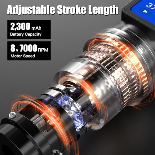 Image of Wormhole Wireless Tattoo Gun Kit 2300mAh Battery for Artists & Beginners | 7 Stroke Lengths, Smart Tattoo Machine with Digital Display, Xtreme Tattoo Ink & 20 Needles Professional Tattoo Gun