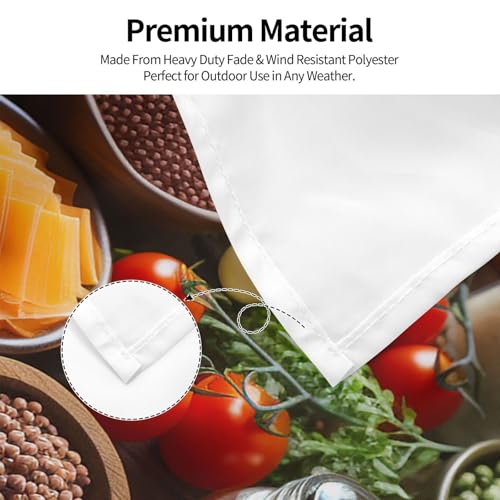 Drapeau de maison double face résistant et durable toutes saisons
