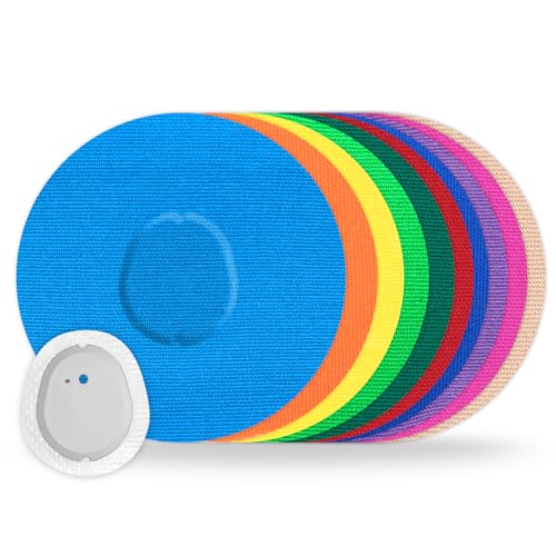 20 Pack G7 Adhesive Patches Waterproof & Breathable Covers for G7 & Stelo,Hypoallergenic & Latex-FreeFlexible Stelo Overpatch for 10-15 Days,Without Glue in the Center,Multi-Color