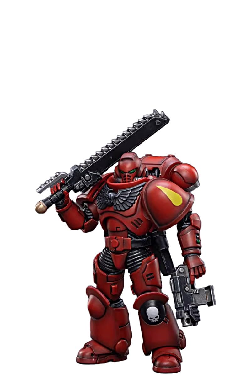 JOYTOY Warhammer 40K 1/18 Action Figure Space Marines Blood Angels Intercessors Brother Marine 03 Modello da collezione