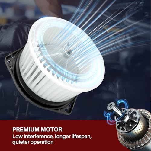 Image of 700206 AC Heater Blower Motor Fan Assembly Fit for Subaru Forester 2001-2013, for Subaru Impreza 2008-2014 72223SA030, 72240FC010