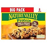 NATURE VALLEY Protein Barres protéinées à la cacahuète et chocolat noir 8 x 40 g