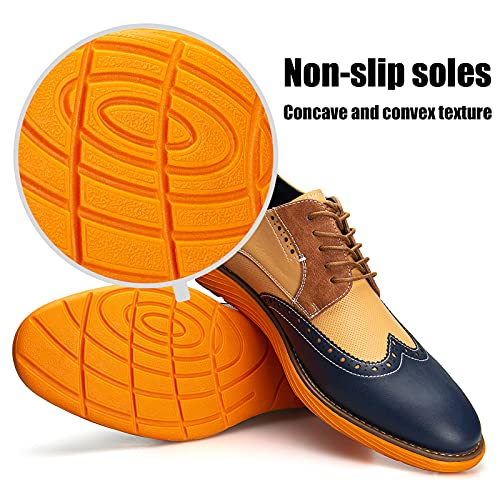 Jitai Mens Oxford Shoes Casual Dress Shoes For Men Lightweight Lace Up Fashion Shoes, Colour/16, 13 Us #TOP2