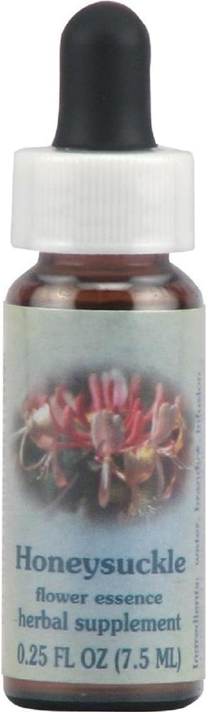 Flower Essence Services Supplement Dropper, Honeysuckle, 0.25 Ounce