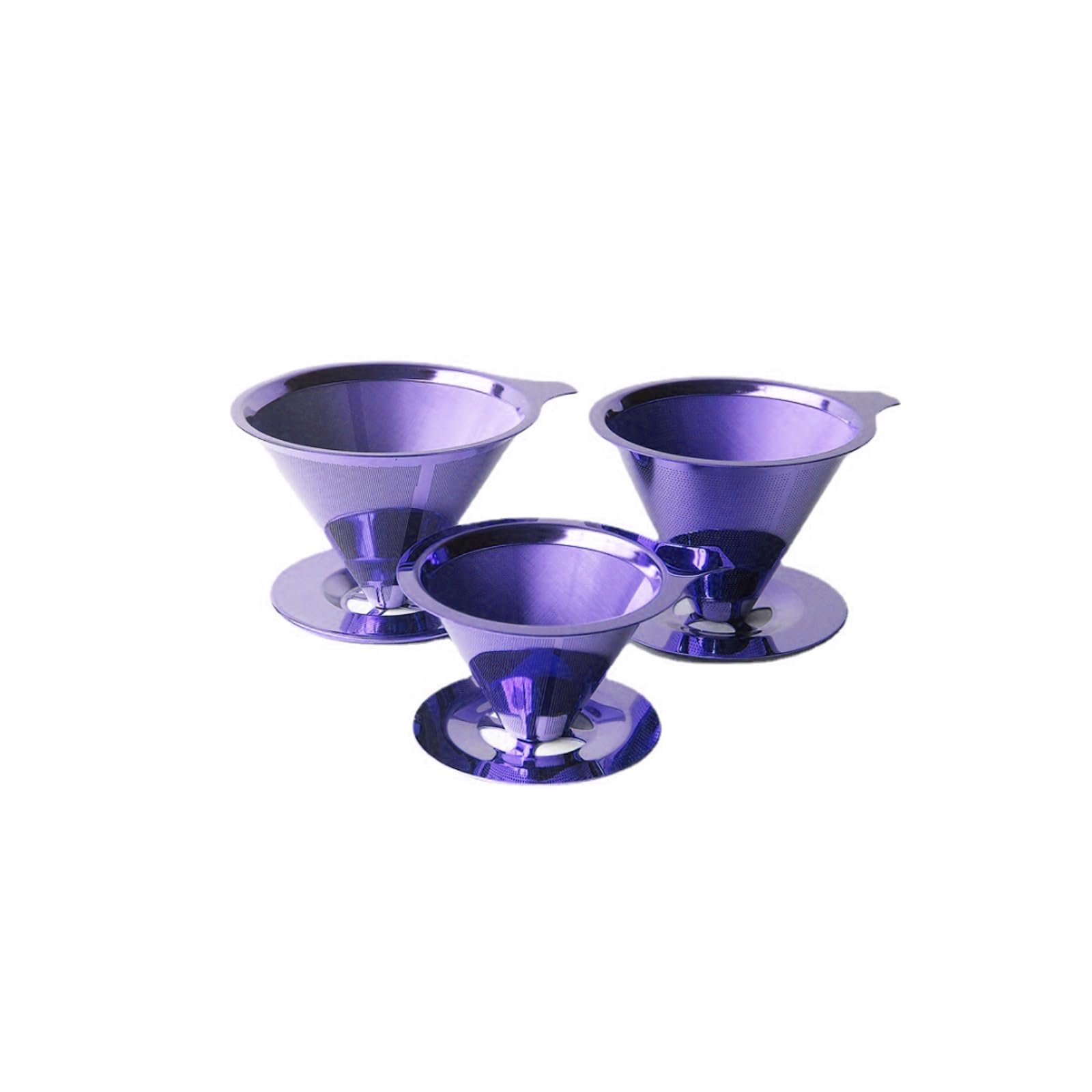 Cafetières et appareils à bec verseur filtre réutilisable universel