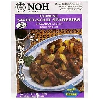 NOH Chinese Sweet-Sour Spareribs Hawaiian Style, 1.5 Ounce