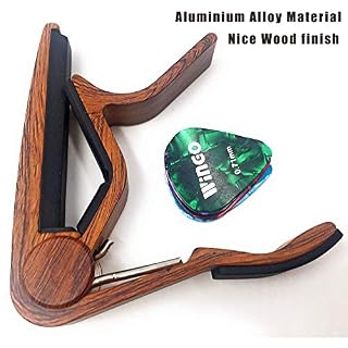WiNGO Capodastre Guitare, Alliage Flat Classical Capo de Guitare Pour Corde en Nylon Guitare Classique Avec 5 Médiators… - Les Beatles, Paul McCartney, John Lennon, RIngo Starr, George Harrison WiNGO Capodastre Guitare, Alliage Flat Classical Capo de Guitare Pour Corde en Nylon Guitare Classique Avec 5 Médiators… – Image 5