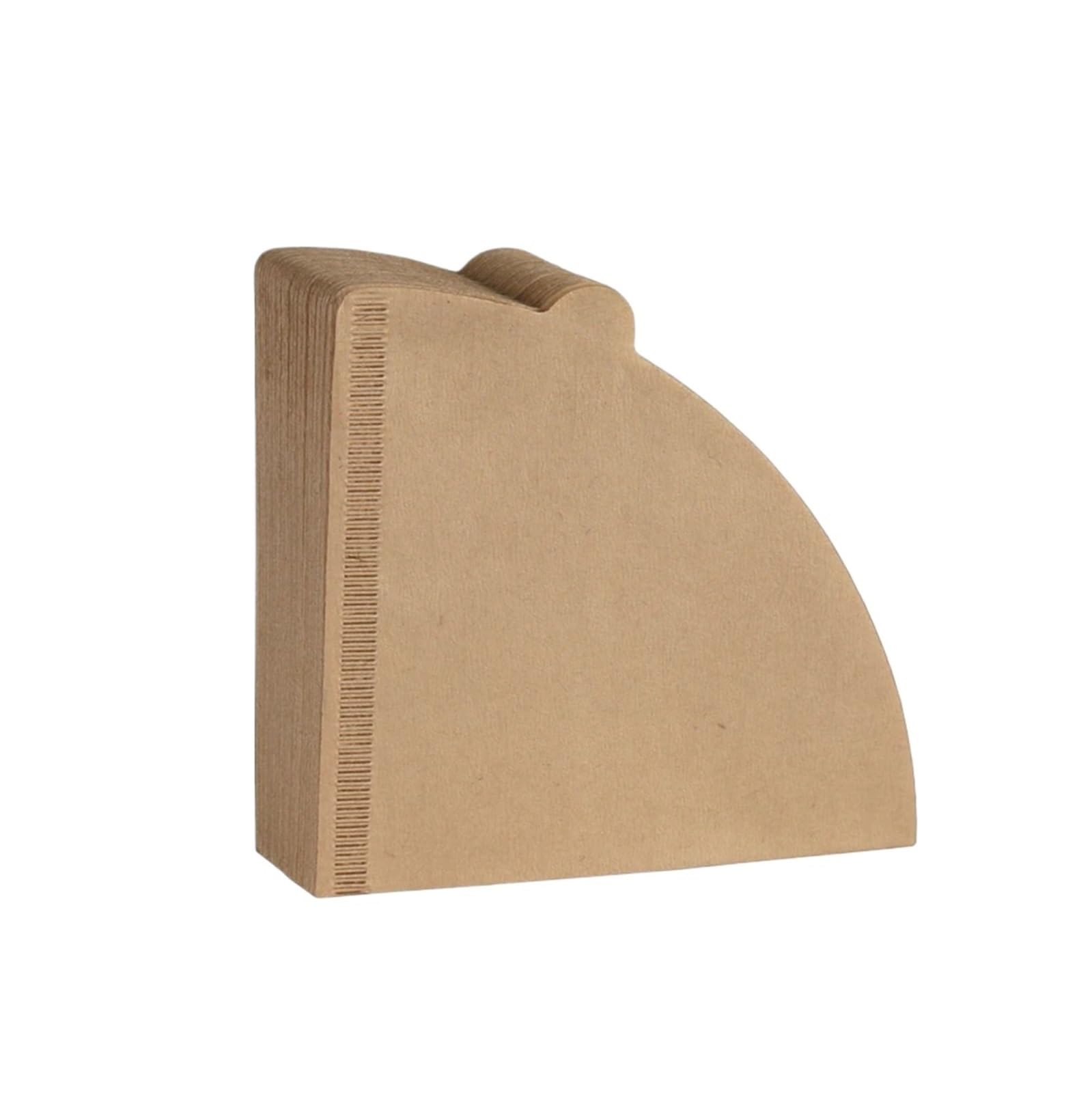 Papel de filtro en forma de cono de pulpa de madera for tazas de goteo manuales S/L, accesorio de filtro de papel de café de goteo natural(Brown 300 pcs,#S (Serves 1-2))