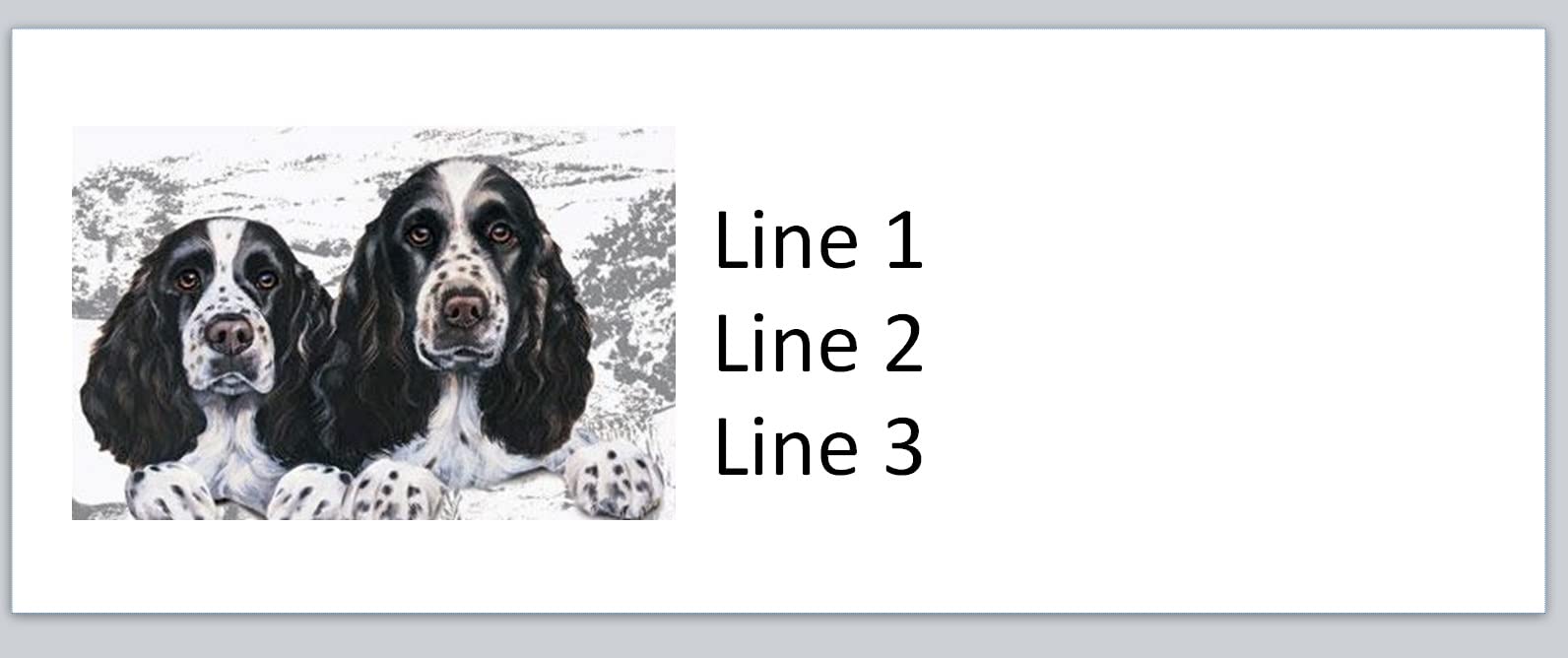 150 Personalized Return Address Labels English Springer Spaniel Dogs (jx 664)