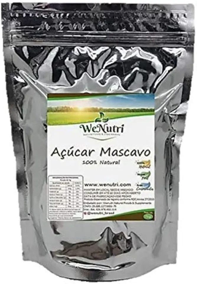 Açúcar Mascavo 100% Puro Premium 500g Wenutri