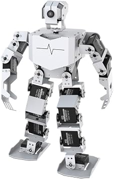 HIWONDER Humanoid Robot with ChatGPT Multimodal AI Models AI Embodied Intelligent Vision Scene Voice Understanding 20DOF Educational Robot Kit Python Programming, TonyPi Advanced & RaspberryPi 5 2GB