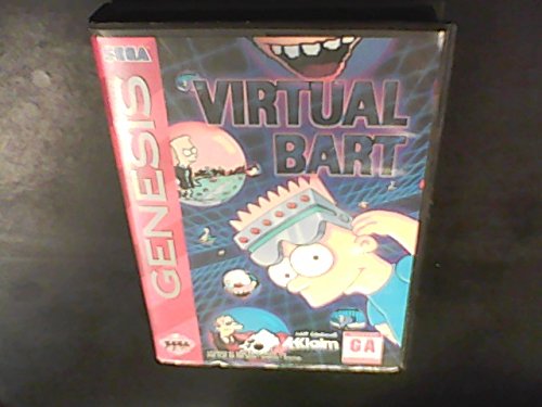 Amazon.com: Simpsons: Virtual Bart - Sega Genesis : Video Games