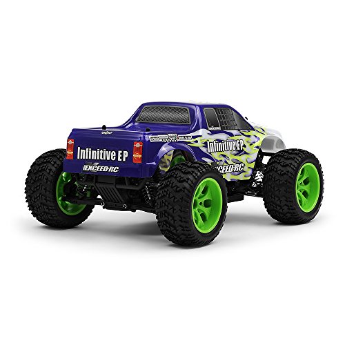1/10 2.4Ghz Exceed Rc Electric Infinitive Ep Rtr Off Road Truck Fire Green #TOP4