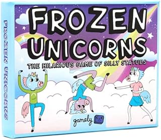 Frozen Unicorns: The Hilarious Pocketsize Party Game of Striking a Pose That Gets The Whole Family Moving and Laughing Together.