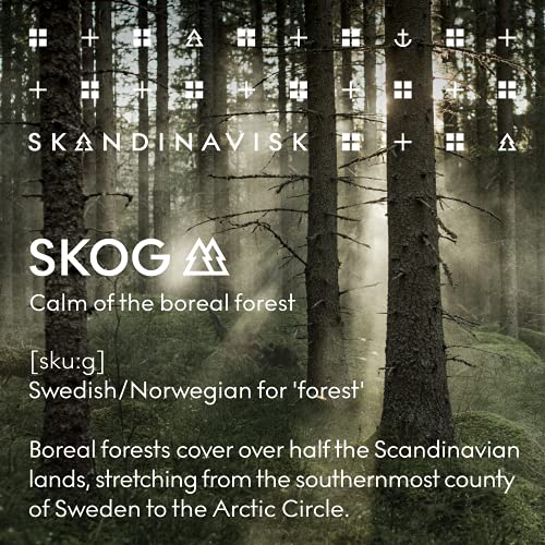 Skandinavisk Skog 'Forest' Organic Hand & Body Lotion. Fragrance Notes: Pine Needles And Fir Cones, Birch Sap And Lily Of The Valley. Vegan. 15.2 Fl. Oz. #TOP3