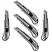 Produktbild 5 Stück Alu Druckguss Cuttermesser mit 18mm Abbrechklinge Teppichmesser Mehrzweck Messer Allzweckmesser